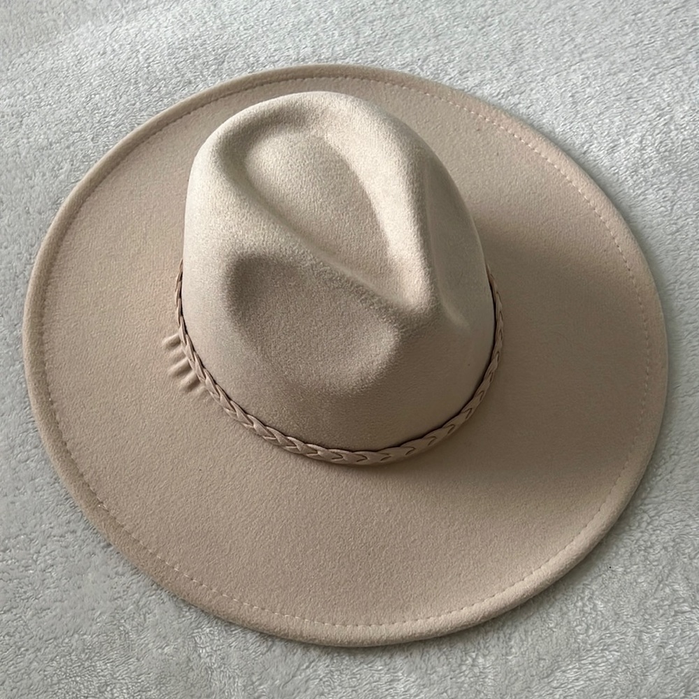 Ivory Wide Brim Hat